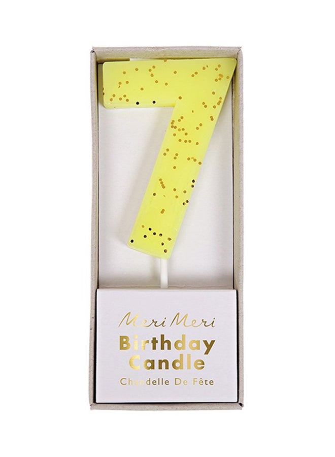 Meri Meri 7 Number Candle  - Image 2