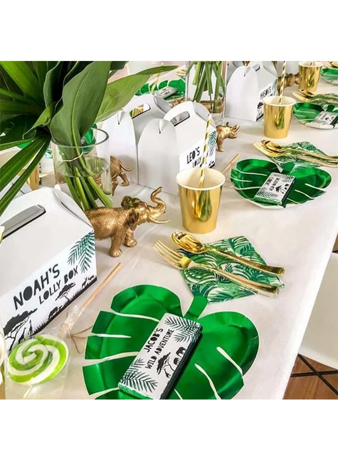 Meri Meri 8-Piece Palm Leaf Plate Set