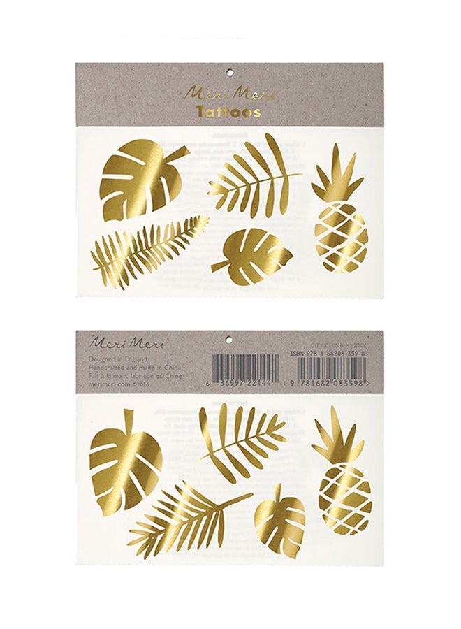 Meri Meri 2-Piece Tropical Tattoos Set 