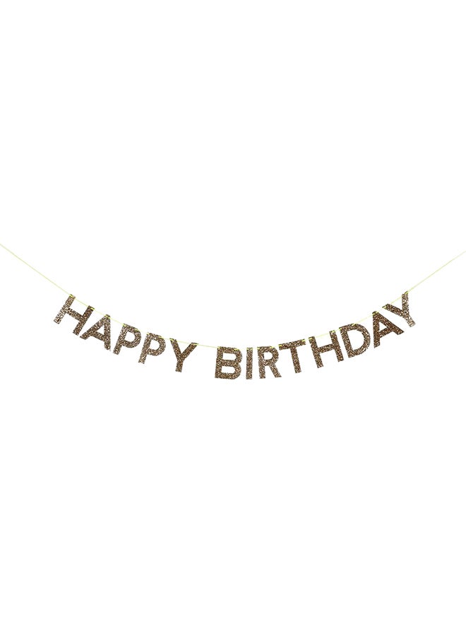 ميري ميري إكليل زينة مقصوص عليه عبارة "Happy Birthday" 8قدم 