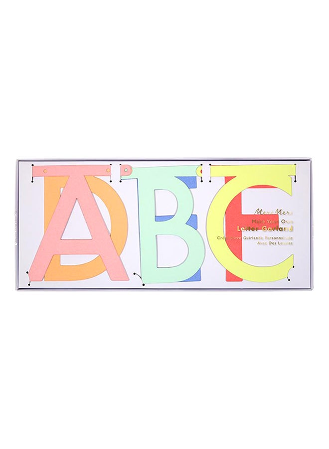 Meri Meri Letter Garland Kit 12feet