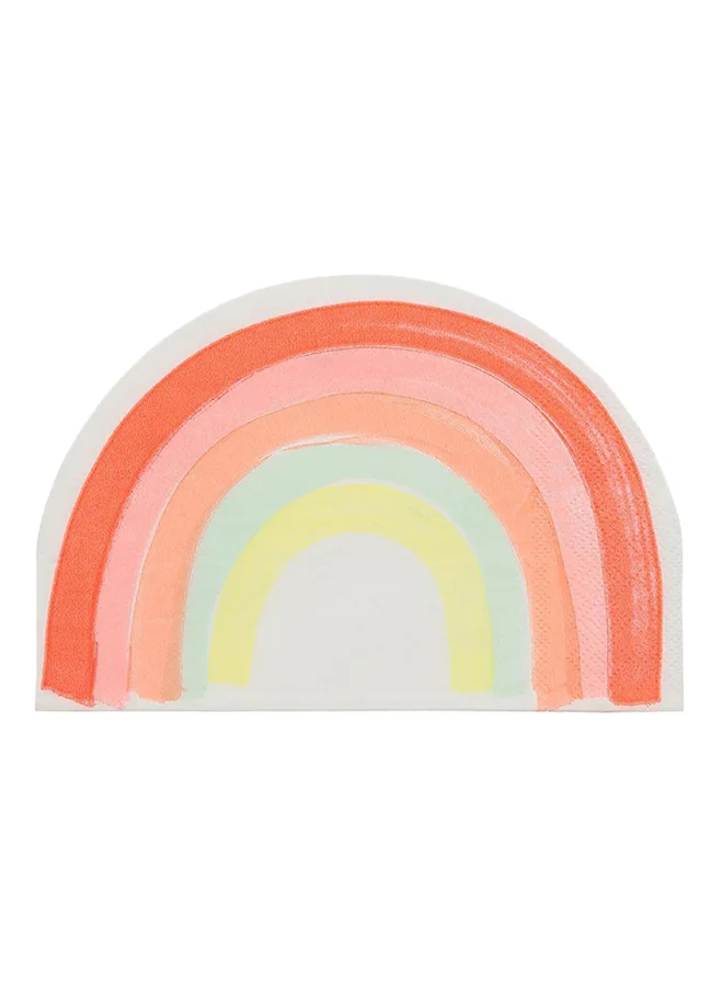 Meri Meri 20-Piece Rainbow Napkins