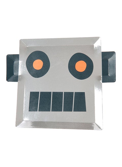 8-Piece Robot Plates
