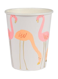 8-Piece Flamingo Cup Set 260ml