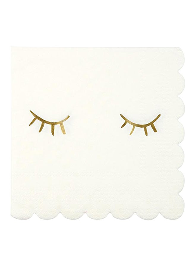 Meri Meri 16-Piece Blink Napkin Set 4.9 x 4.9inch  - Image 1