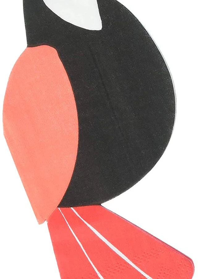 Meri Meri 20-Piece Go Wild Toucan Napkin Set