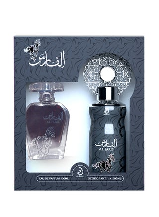 Al Faris Gift Set (1 x EDP 100 ml, 1 x Perfume Spray 200ml) - v1550036765/N21150997A_1