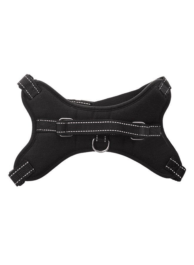 حزام صدر برباط لسحب الكلاب أسود - Image 1