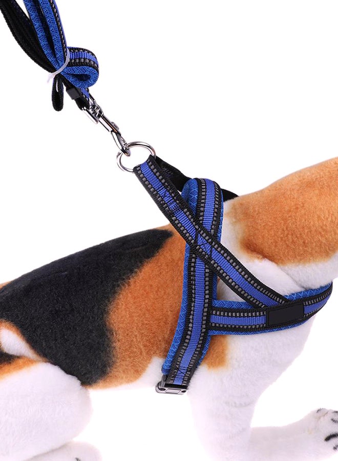 حزام صدر عاكس للكلاب جيد التهوية أزرق - Image 2