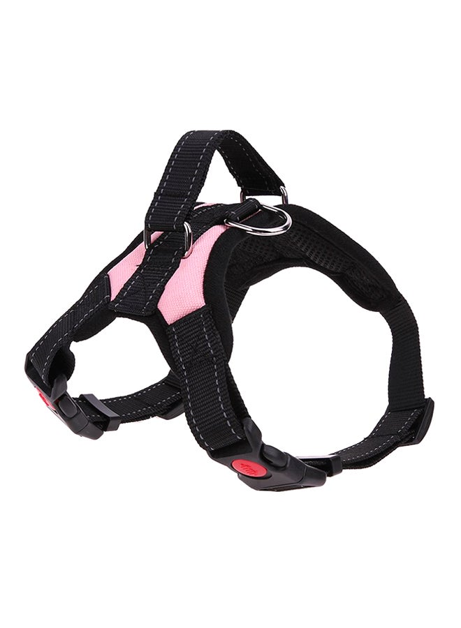 حزام صدر للكلاب جيد التهوية وردي - Image 1