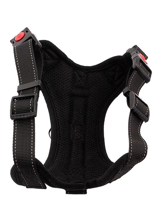 حزام صدر للكلاب جيد التهوية أسود - Image 5
