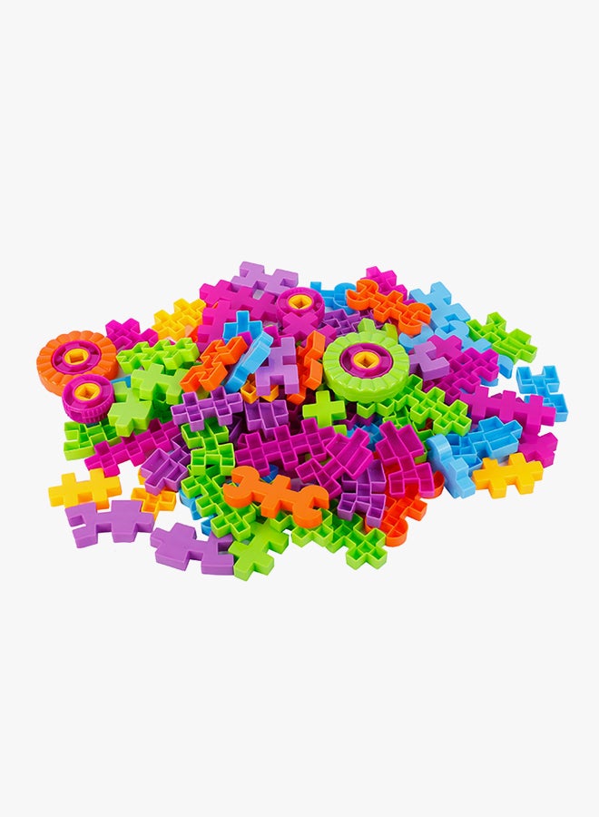 GoldKids 110-Piece House-Shaped Building Blocks With Tote Bags 110  - Image 5
