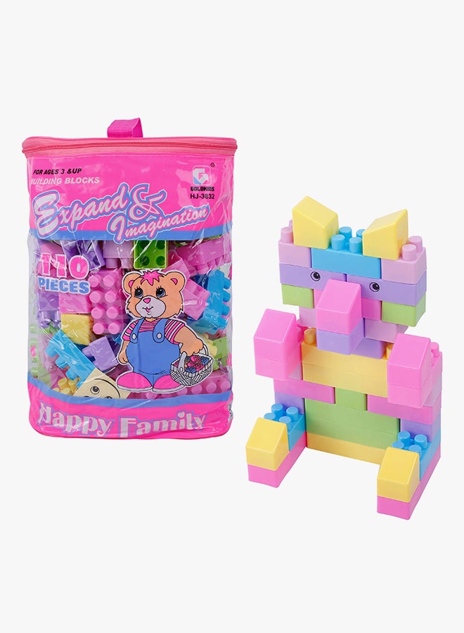 GoldKids HJ-3832 110-Piece Building Maker Blocks With Bags 110 3+ Years  - Image 3