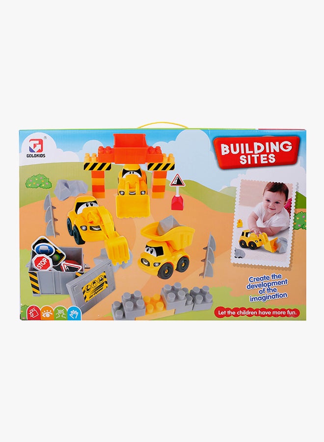 جولد كيدز لعبة أحجية مكونة من مجموعة مكعبات بناء من 168 قطعة داخل علبة أكبر من3 سنوات - Image 2