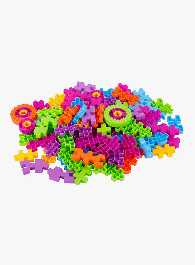 GoldKids HJ-3737 124-Piece Square Bag Building Block Set 124 3+ Years  - Image 5