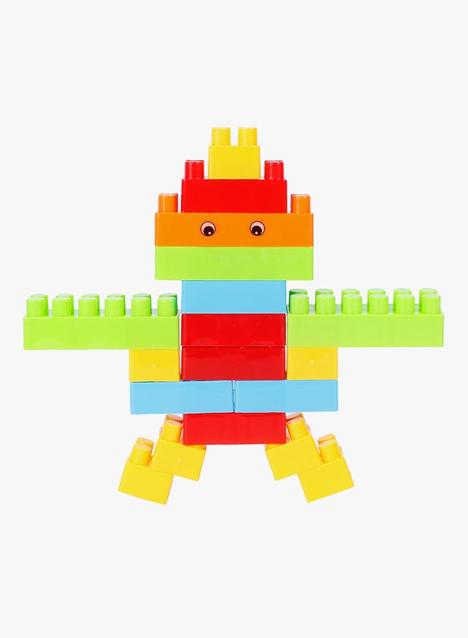 GoldKids - 170-Piece Colorful Durable  Sturdy Building Blocks Set With Tote Bags 170 - Image 1