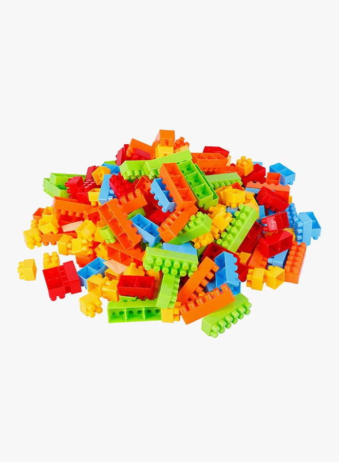 GoldKids - 170-Piece Colorful Durable  Sturdy Building Blocks Set With Tote Bags 170 - Image 1