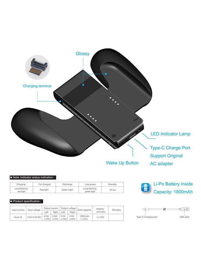 Charging Hand Grip Gamepad Holder for Nintendo Switch NS NX 2017 Joy Con  - Image 3