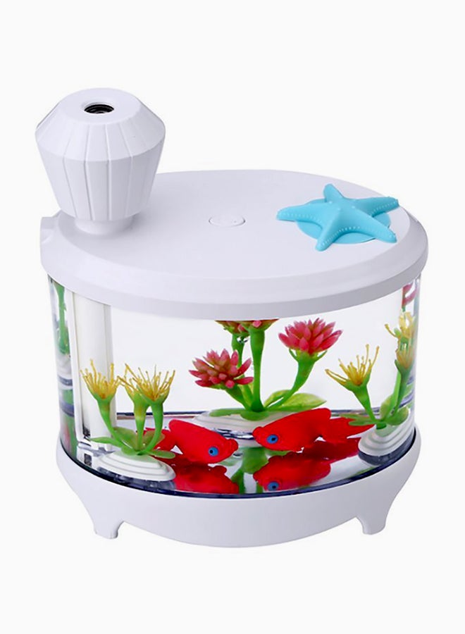 Fish Tank LED Air Humidifier Green/Clear/Red 14.5x12.6x8.6cm  - Image 1