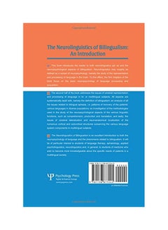The Neurolinguistics Of Bilingualism: An Introduction paperback english - 23 May 2015  - Image 2