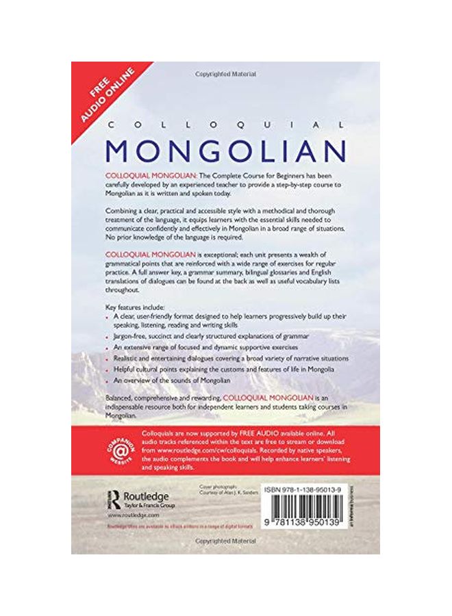 Colloquial Mongolian: The Complete Course For Beginners paperback english - 02 Aug 2015 - Image 2