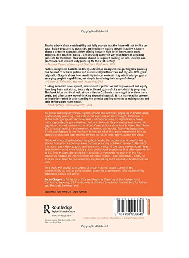 Planning Sustainable Cities And Regions: Towards More Equitable Development Paperback English by Karen Chapple - 05 Sep 2015  - Image 2