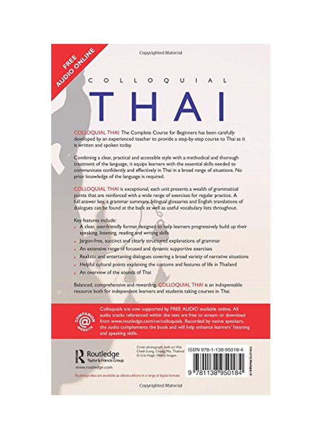 Colloquial Thai: The Complete Course For Beginners paperback english - 05 Jul 2015 - Image 2