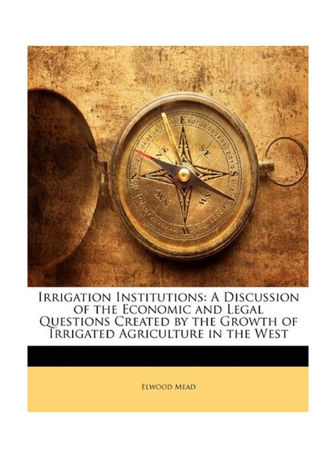 Irrigation Institutions paperback english - 12 Jan 2010 