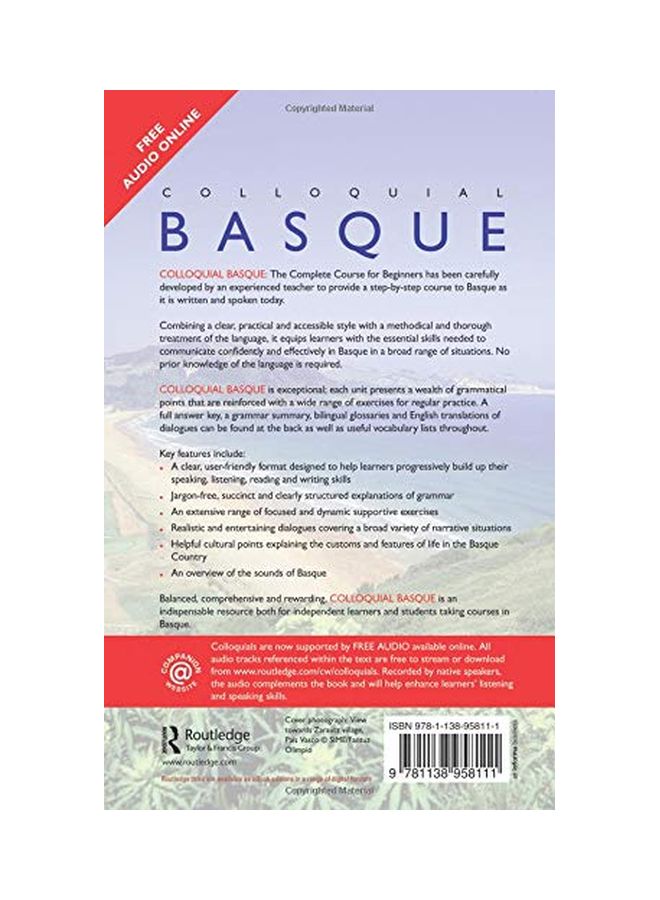 Colloquial Basque: The Complete Course For Beginners Paperback English by Begotxu Olaizola Elordi - 15 Aug 2015 - Image 2