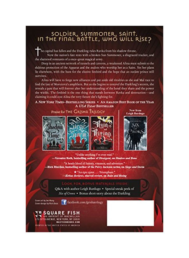 Ruin And Rising Paperback English by Leigh Bardugo - 18 Aug 2015 - Image 2