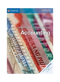Cambridge IGCSE And O Level Accounting Coursebook Paperback English by Catherine Coucom - 27 Feb 2018