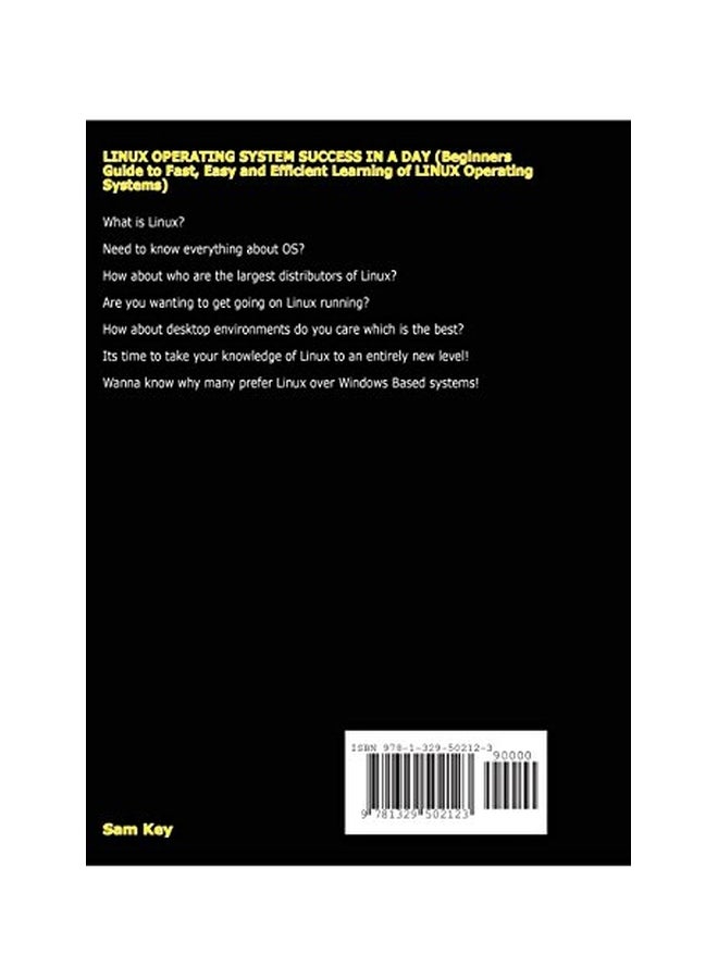null - Linux: Operating System Success In A Day hardcover english - 26 Aug 2015 - Image 1