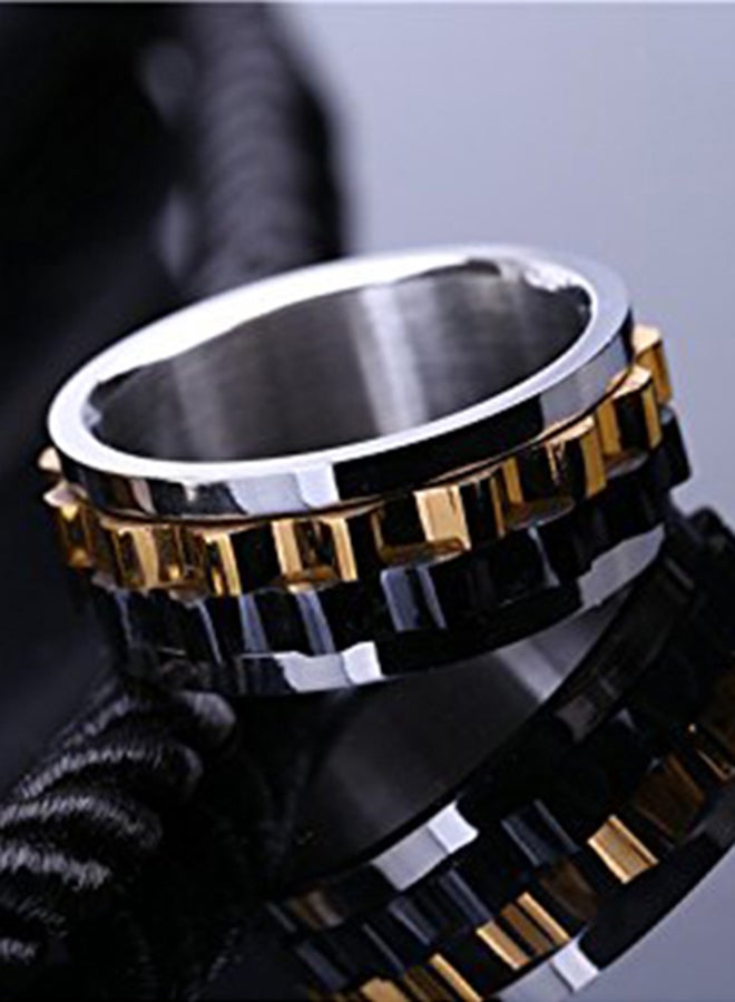 JAJAFOOK - Stainless Steel Dual Gear I Spinner Ring - Image 1
