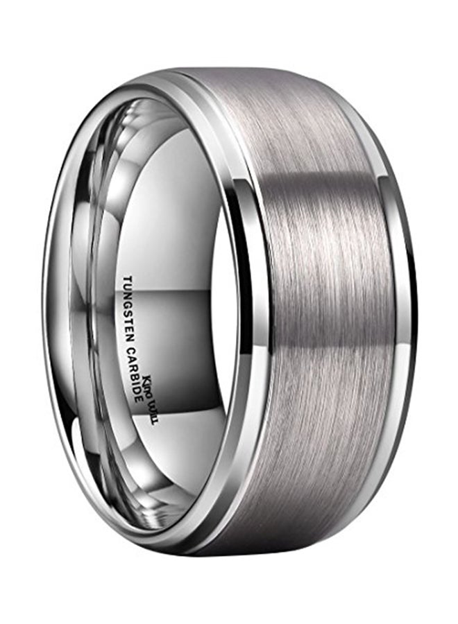 King Will Tungsten Carbide Basic Finished Wedding Band Ring  - Image 1
