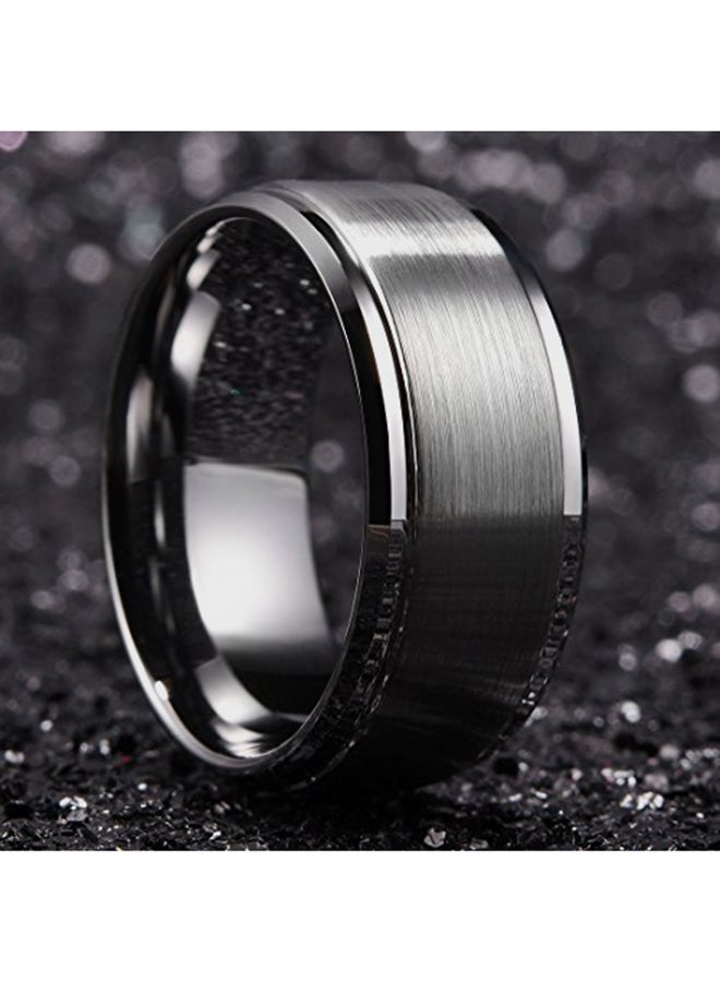 King Will Tungsten Carbide Basic Finished Wedding Band Ring  - Image 2