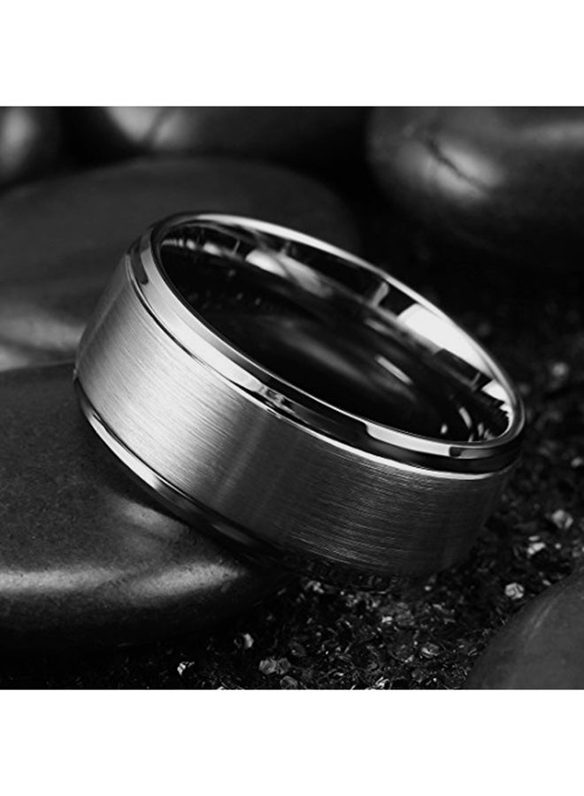 King Will Tungsten Carbide Basic Finished Wedding Band Ring  - Image 3