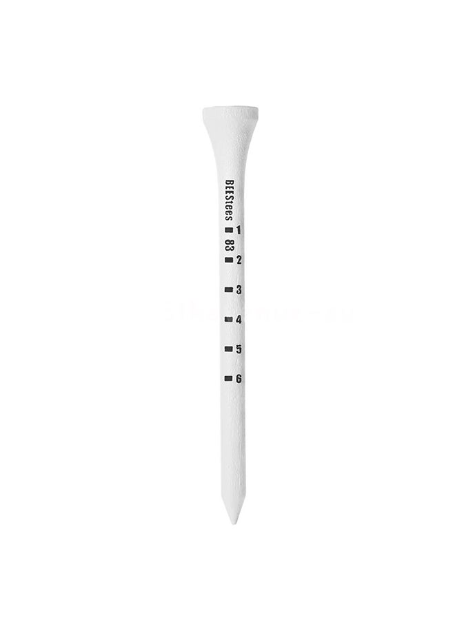 Generic 80 Piece Wooden Golf Tees With Striped Scale  - Image 2