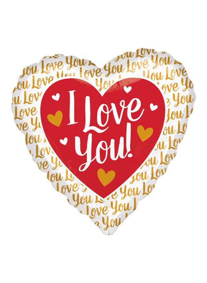 I Love You Gold Jumbo Foil Balloon 28x28inch - v1550056034/N20981434A_1