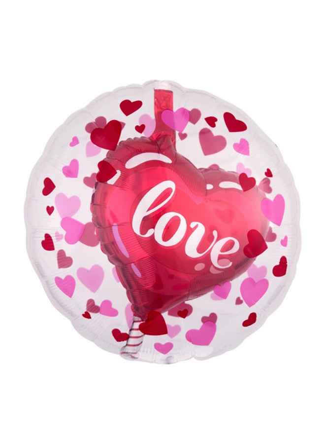 أناجرام بالون من القصدير على شكل قلب 24x24بوصة