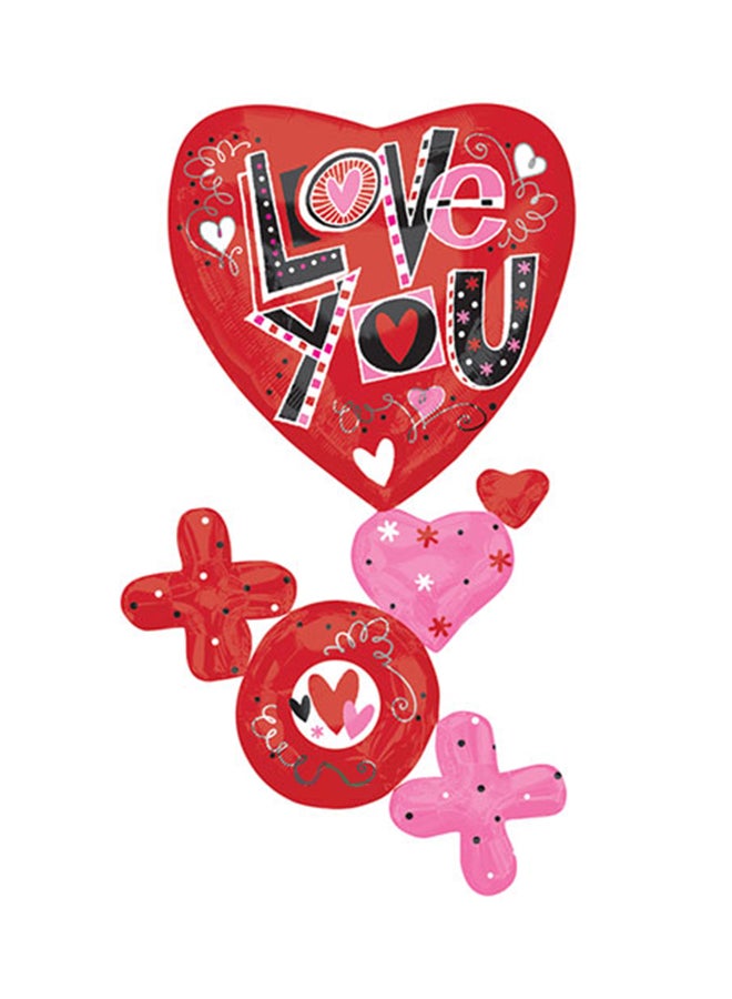Xo Love You Multi-Balloon 54inch