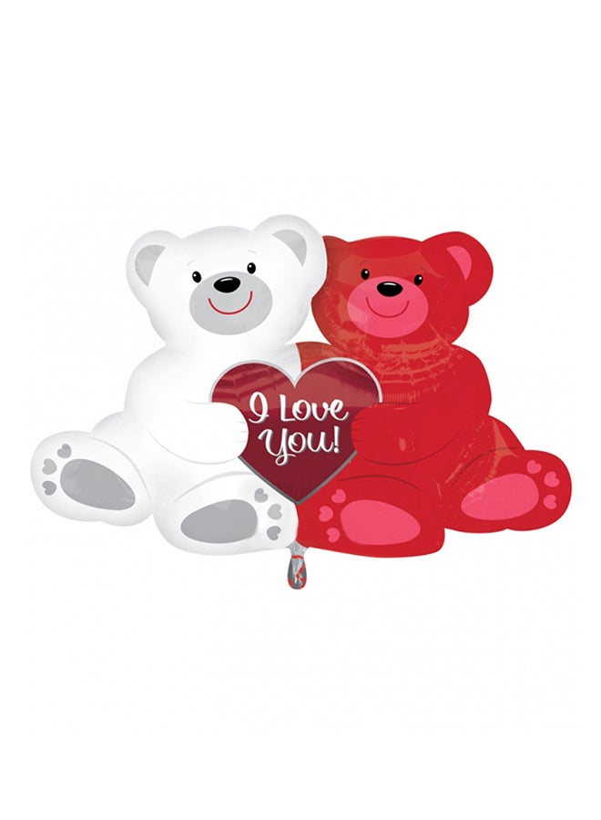 Anagram Love Bears Mini Shape Foil Balloon 