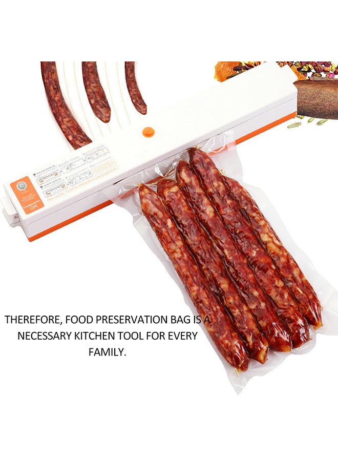 2-Piece Multifunctional Vacuum Sealing Bags Clear 195grams