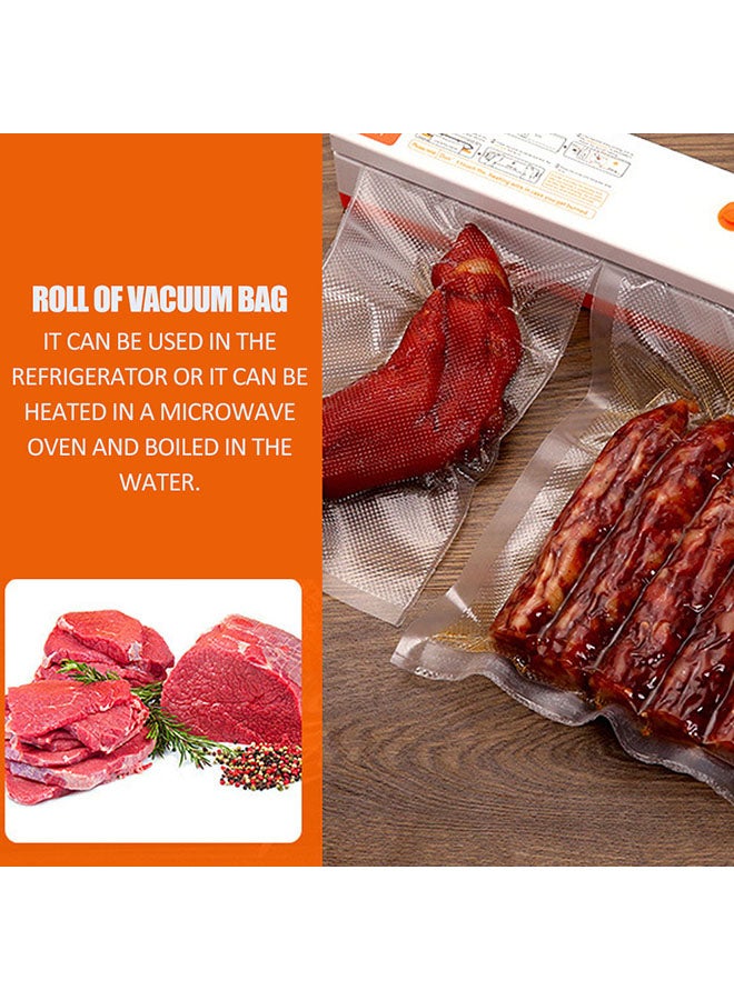2-Piece Multifunctional Vacuum Sealing Bags Clear 195grams