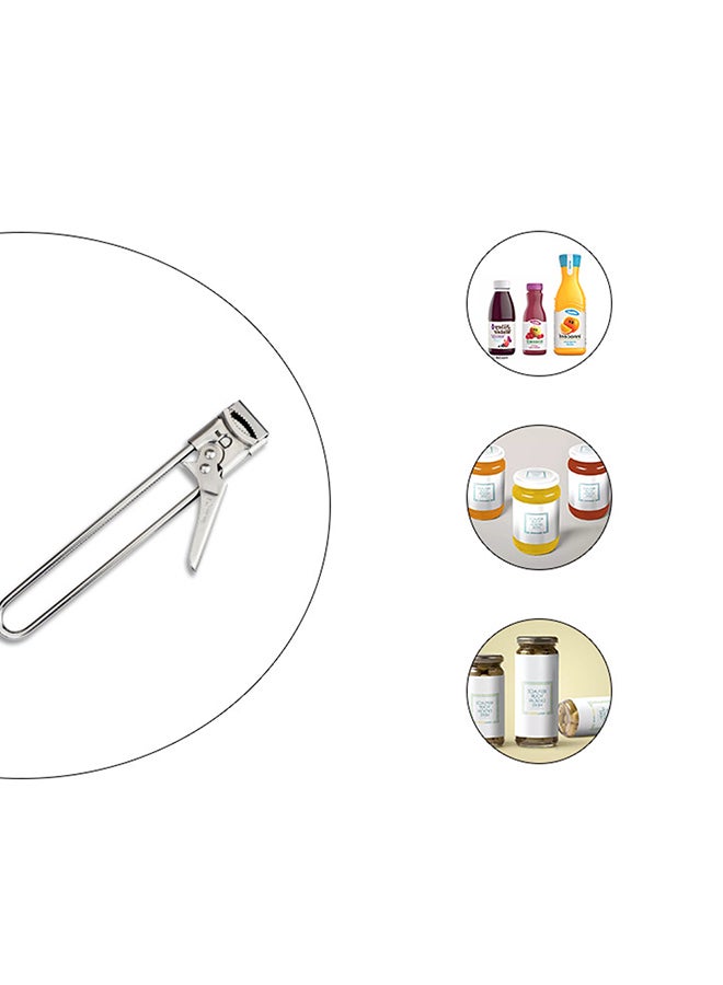 Stainless Steel Multifunctional Bottle Opener Silver  - Image 5