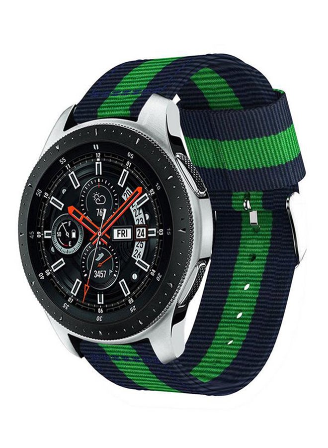 LNKOO Replacement Watch Band For Samsung Gear Frontier/Classic Blue/Green  - Image 3