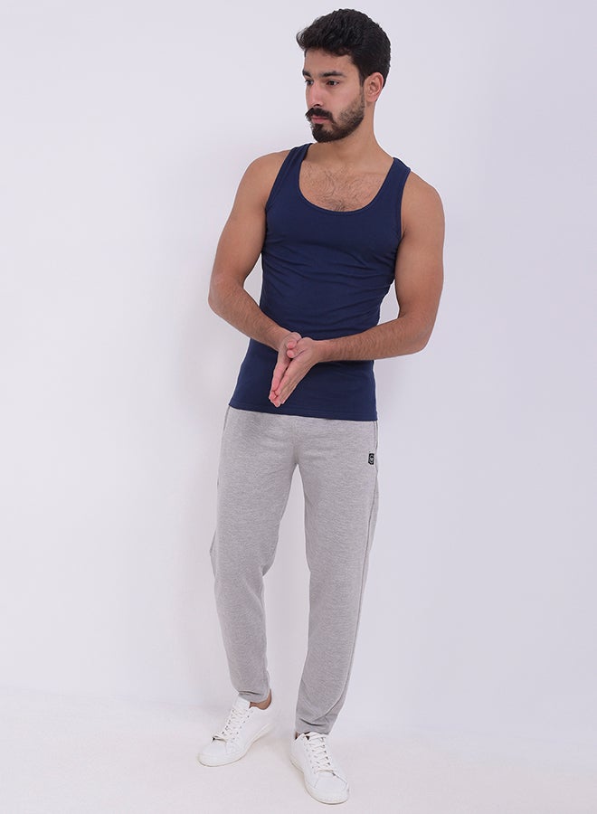 DICE Set Of 3 Sleeveless Undershirts Navy  - Image 3
