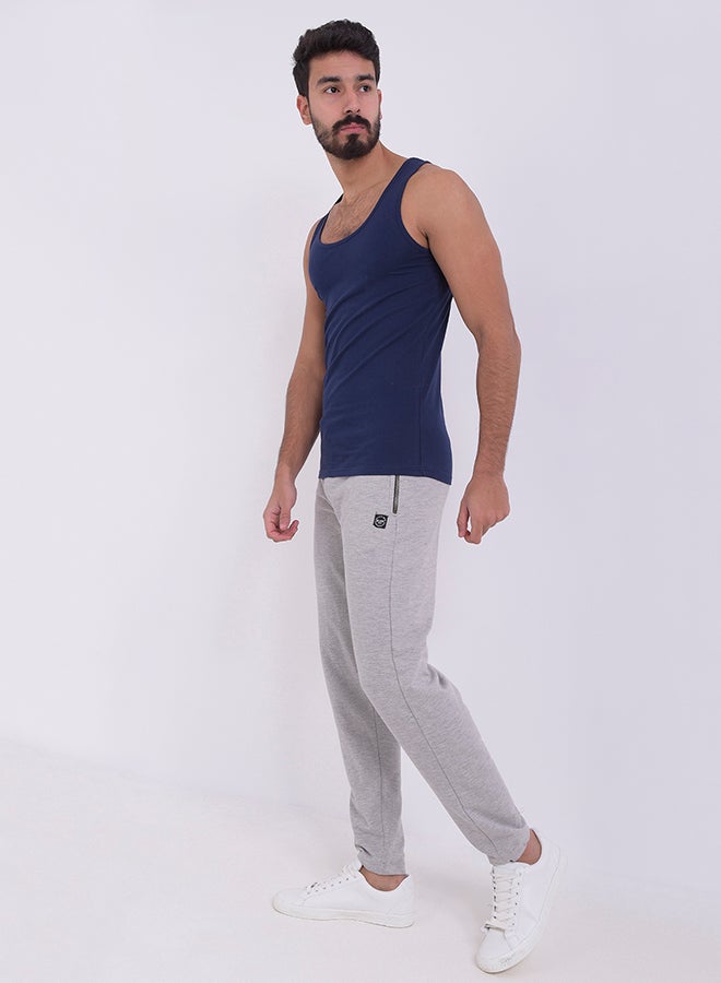 DICE Set Of 3 Sleeveless Undershirts Navy  - Image 4