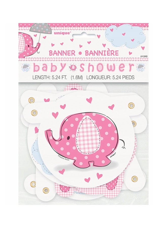 يونيك لافتة بتصميم مفصلي لحفلة استقبال المولود 1.6متر