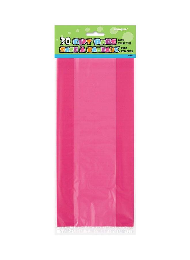 يونيك حقائب من السيلوفان من 30 قطعة طراز 62065 11x5بوصة - Image 2