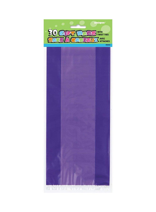 يونيك حقائب من السيلوفان من 30 قطعة طراز 62023 11x5بوصة - Image 2